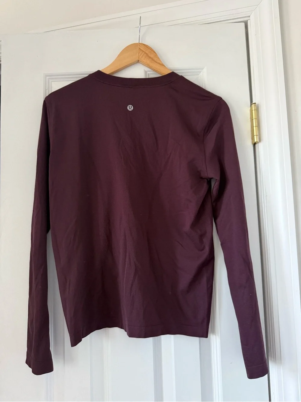 Lululemon Swiftly Relaxed Long Sleeve Top Black Plum